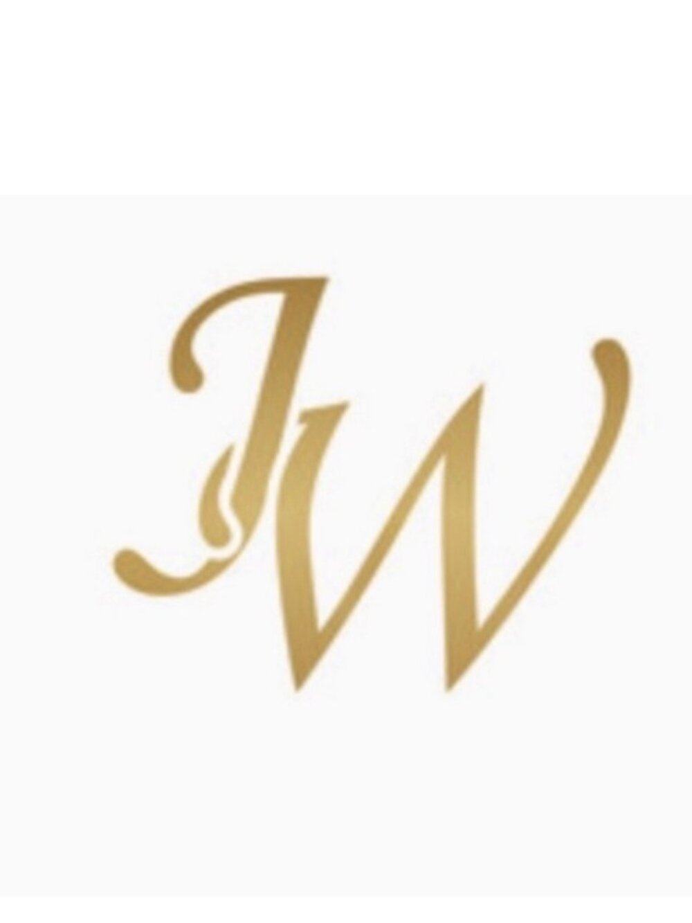 JW Gold Logo Midi Dress